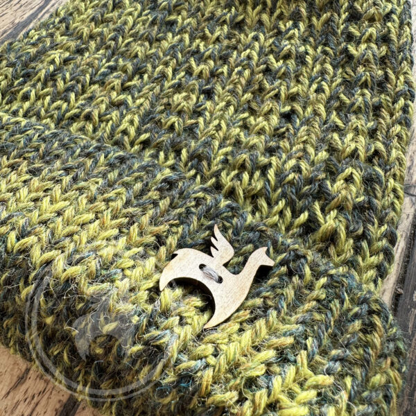 3green alpaca wool beanie handmade detail Ireland