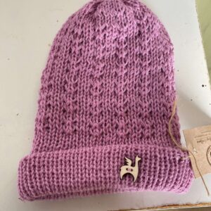 Alpaca beanie pink Ireland