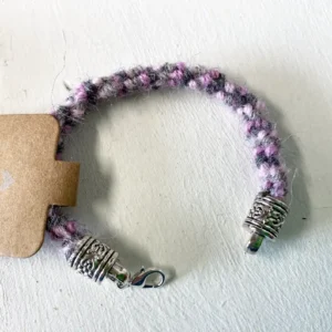 Alpaca bracelet fashion gift Ireland, Pink, Grey, Light Pink