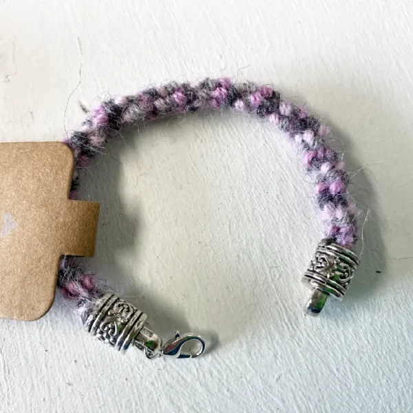 Alpaca bracelet fashion gift Ireland, Pink, Grey, Light Pink