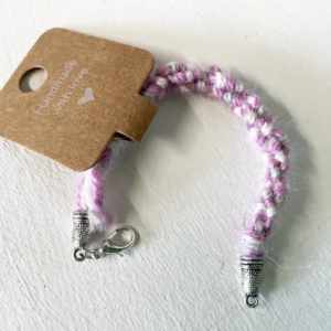 Alpaca jewelry alpaca fashion bracelet Pink, White, Grey, Ireland