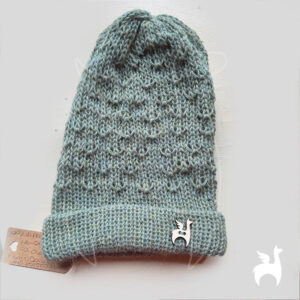 Alpaca beanie - Misty green