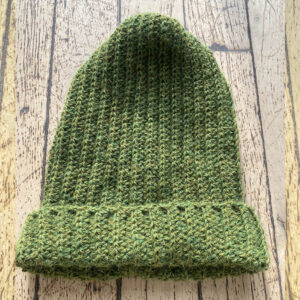 Green Alpaca beanie - Dorito