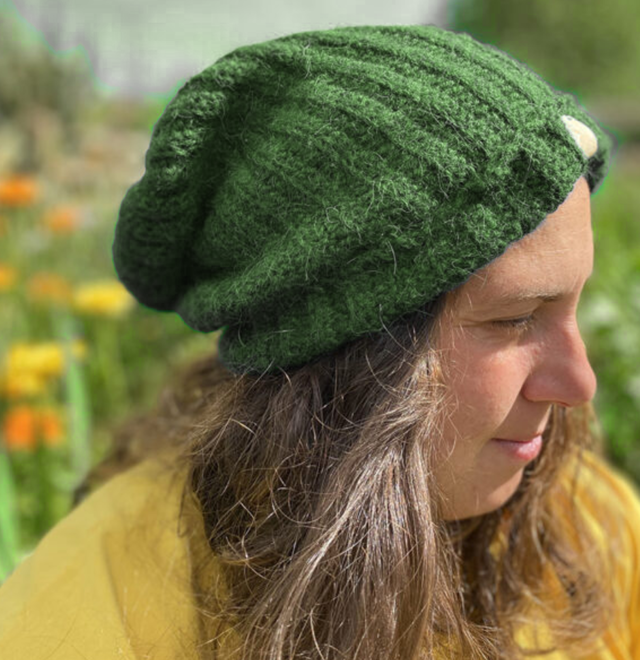 Beanie vert Ireland