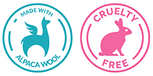 icon Made with alpaca wool & Cruelty free