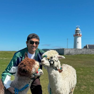 Alpaca Walks at the Loop Head Lighthouse, The Flying Alpaca 5